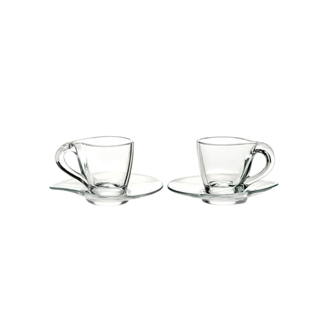 Set van 6 koffiekopjes met schoteltjes