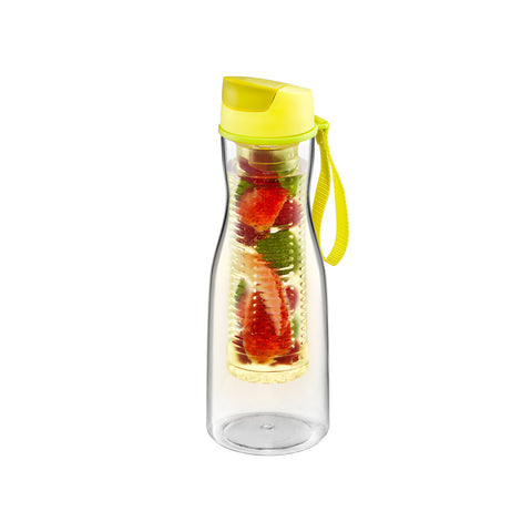Drankfles met infuser, geel, 0,7 l