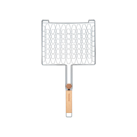 Griglia Barbecue In Legno E Acciaio 59x30,5cm
