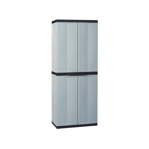 Hoge kast met 2 deuren en 3 verstelbare planken 37x65x165 cm
