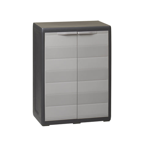 Lage kast Elegance Zwart/taupegrijs