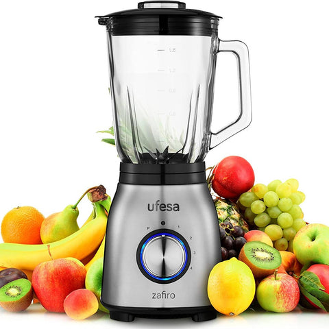 Stalen blender met kan van 1,5 l, 1000 W