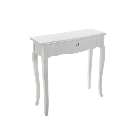 Witte houten haltafel 80x30x80cm