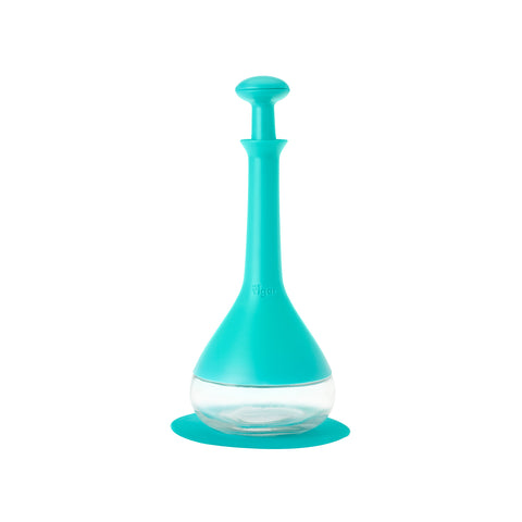 Oliekan met druppelvrije schenktuit, turquoise