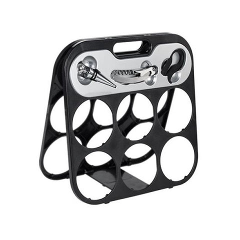 Portabottiglie Con Accessori Da Vino