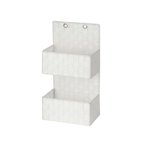 Hangmandje met 2 vakken 25x15x48 cm