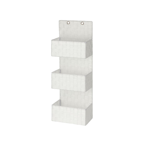 Hangmandje met 3 vakken 25x15x48 cm