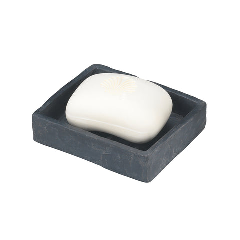 Badzeepbakje van polystone Slate Rock