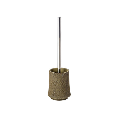 Badkamer-wc-borstelhouder van polyresine Jute