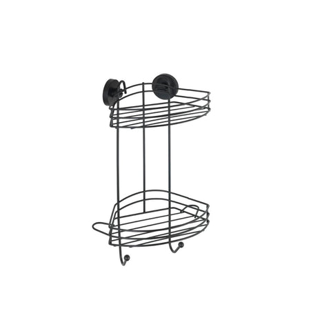 Scaffale Ad Angolo Vacuum-Loc 2 Piani Nero