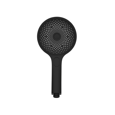 Softwater douchekop mat zwart Ø 13 cm