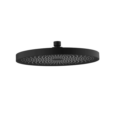 Softwater douchekop mat zwart Ø 26 cm