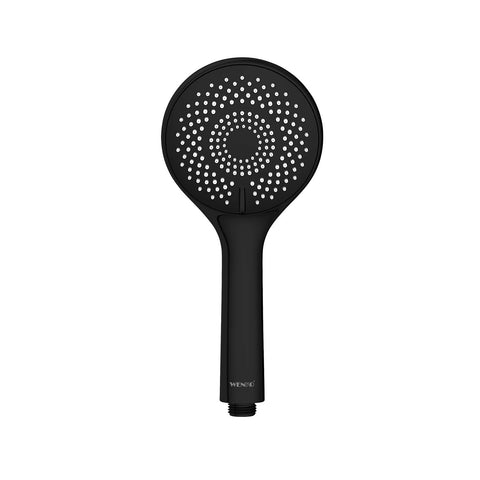 Douchesproeier Watersaving matzwart D. 11cm