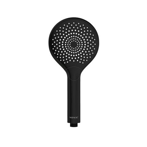 Watersaving douchekop mat zwart Ø 12 cm