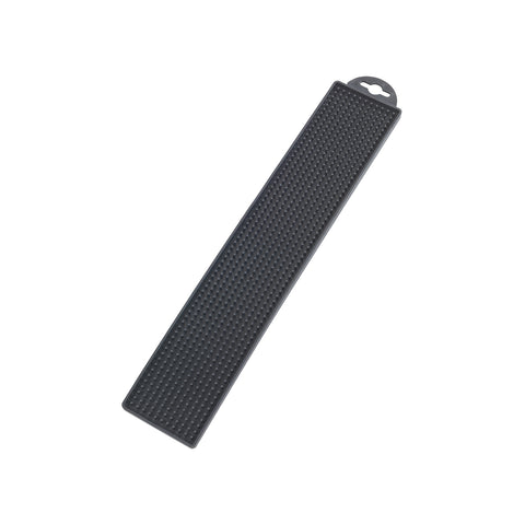 Slim afdruipmatje zwart 42x8 cm
