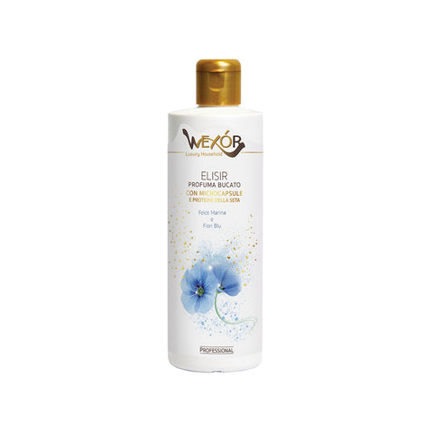 immagine-1-wexor-elisir-profuma-bucato-fiori-blu-200ml-ean-8054729631344