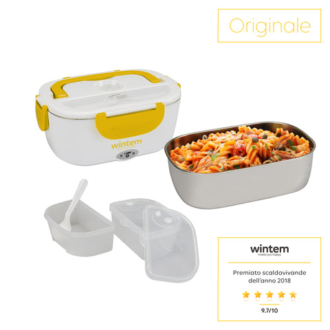 Beige Lunchy Box-warmhoudlunchbox van staal