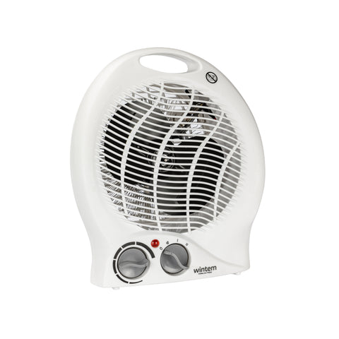 Compacte ventilatorkachel 2000 W met regelbare thermostaat