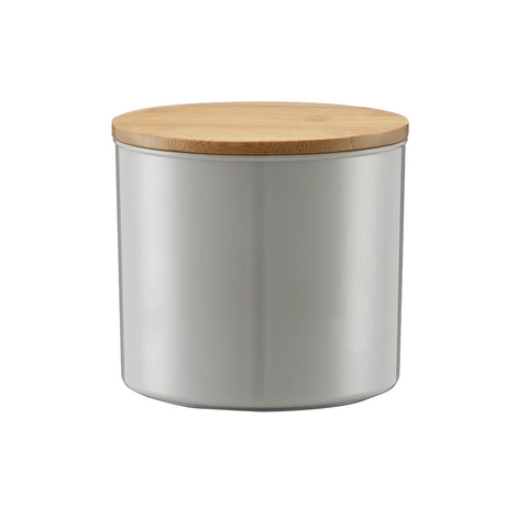 Barattolo Per Alimenti Bambù Grigio D. 12,5x12cm