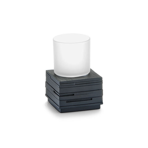 Tandenborstelhouder van polyresine Schiefer