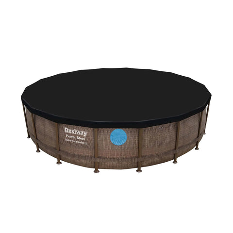 immagine-2-bestway-telo-copripiscina-rotondo-blu-da-549cm-ean-6942138918311