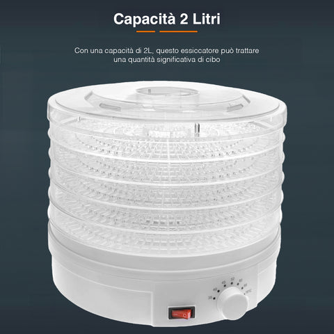 immagine-2-dcg-essiccatore-per-alimenti-con-termostato-regolabile-2l-245w-ean-8032774624337
