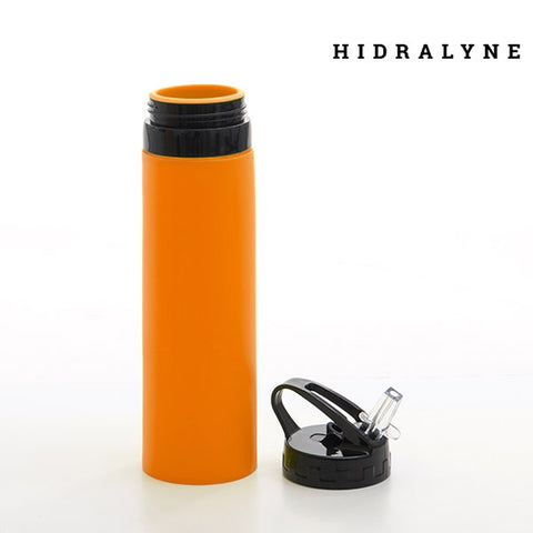 immagine-2-visto-in-tv-borraccia-in-silicone-per-sportivi-hydralyne-550ml-arancione-ean-4899888109549