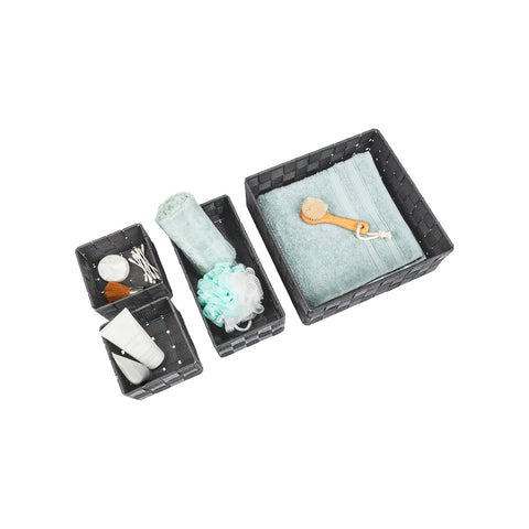 immagine-2-wenko-set-4-contenitori-adria-organizer-universali-grigio-ean-4008838370841