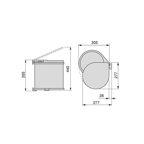 immagine-3-emuca-pattumiera-per-fissaggio-a-porta-con-coperchio-automatico-13l-bianco-ean-8432393120027