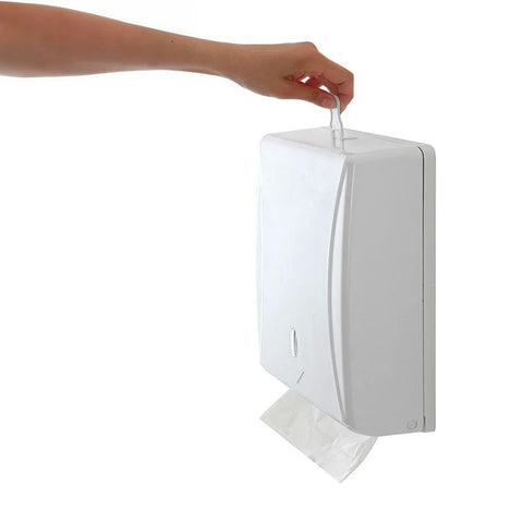 immagine-3-feridras-distributore-da-parete-per-400-salviette-carta-in-abs-con-apertura-a-chiave-ean-8056471552922