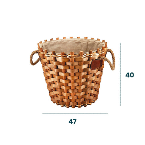 immagine-3-garden-friend-cestino-portalegna-foderato-rotondo-47x47x40cm-ean-8023755041205