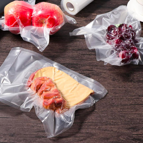 Sacchetti sottovuoto Reber per varietà alimenti: frutta fresca, formaggio stagionato, ciliegie, conservazione perfetta sottovuoto