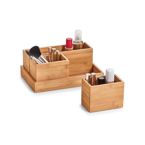 immagine-3-zeller-organizer-con-vassoio-in-bamboo-28x18x11cm-ean-4003368253879