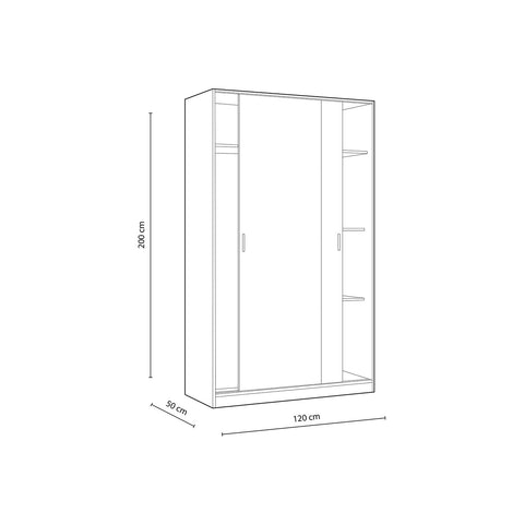 immagine-4-habitdesign-armadio-a-2-ante-scorrevoli-bianco-200x120x50cm-ean-8423490264639