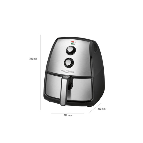 immagine-4-proficook-friggitrice-ad-aria-con-termostato-35l-1500w-ean-4006160111156