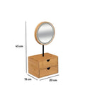 immagine-5-atmosphera-createur-dinterieur-specchio-girevole-con-led-e-2-cassetti-in-bambu-ean-3560231556846