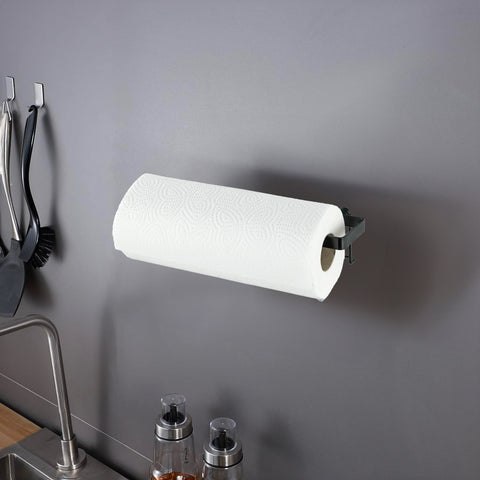 immagine-5-wenko-porta-rotolo-da-cucina-a-parete-in-acciaio-nero-ean-4008838329702