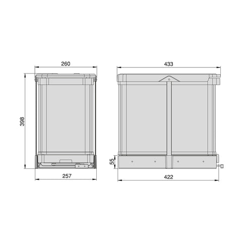 immagine-6-emuca-set-2-pattumiere-raccolta-differenziata-con-box-estraibile-e-copertura-12l-ean-8432393298542