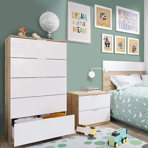 immagine-6-habitdesign-mobile-a-5-cassetti-roverebianco-60x40x110cm-ean-8423490266244