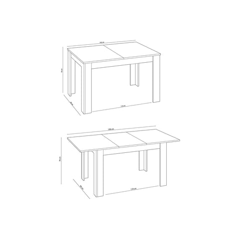 immagine-6-habitdesign-tavolo-allungabile-rovere-140-190x90x78cm-ean-8423490263748