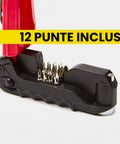 Strumento Multifunzione 17 in 1 Compatto con Luce, Cacciavite, 12 punte, Metro, Martello e Livella Ean-8717931725507